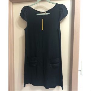 NWT Alice & Olivia black wool sweater dress sz S